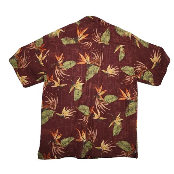 Tommy Bahama Silk Hawaiian Shirt - Tropical - Men's Large - Picture 2 of 5